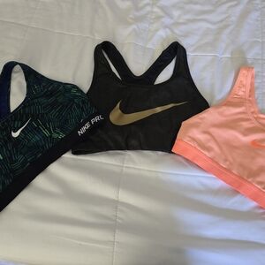 Nike Blue and Green Sports Bra